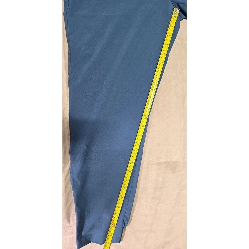 Primo Golf Jogger Pants Mens 35 Short Slate Blue Performance‎ Tapered Ankle Zip